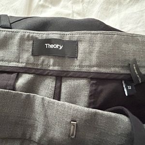 Theory men’s dress pants with drawstring waist